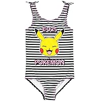 Pokemon Swimsuit Girls Pikachu Black & White Swimming Costume Kids