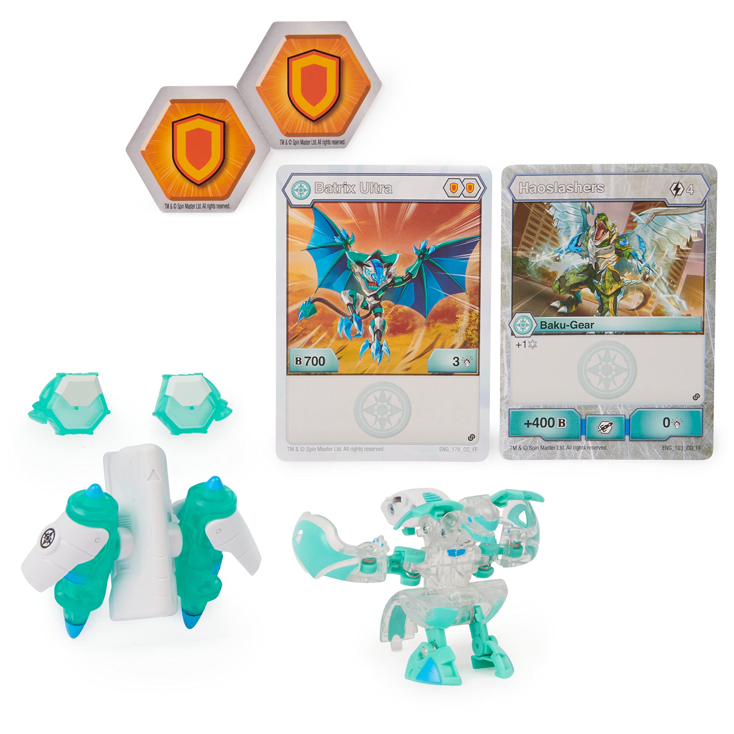 Bakugan Ultra, Batrix with Transforming Baku-Gear, Armored Alliance 3-inch Tall Collectible Action Figure, Kids Toys for Boys