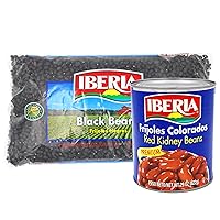 Iberia Black Beans, 4lb. + Iberia Red Kidney Beans, 29 oz