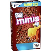 Cocoa Puffs Minis Chocolatey Breakfast Cereal, Made with Whole Grain, Family Size, 18.1 oz
