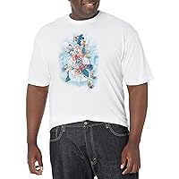 Disney Kingdom Hearts Sky Group Men's Tops Short Sleeve Tee Shirt