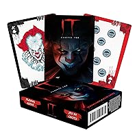 AQUARIUS IT Playing Cards - IT Movie Themed Deck of Cards for Your Favorite Card Games - Officially Licensed IT Merchandise & Collectibles - Poker Size with Linen Finish