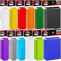 1200 Matte Card Sleeves for Collectable Gaming Cards, Toploaders for Trading Cards, Plastic Card Sleeves Fit for Baseball,Yugioh,MTG, Sports Card Sleeves (Colour,66 * 91mm)