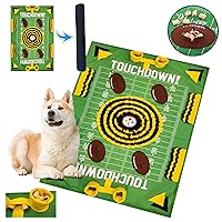 NFL Pittsburgh Steelers Pet Snuffle Mat, Football Field Feeding Game, Interactive Dog Sniffing Food Puzzle Mat Toy, Pet Foraging Mat, Slow Feeding Healthy Cat, Pet Treat Puzzle