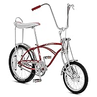 Classic Krate Kids Bike, for Boys and Girls Age 6+ Years Old, Iconic Sting-Ray Frame & Springer Fork, Vintage High-Rise Ape Handlebar, Banana Seat, 16