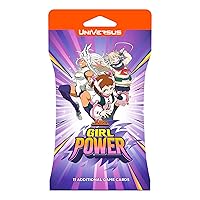 Universus My Hero Academia: Girl Power Booster - 11 Card Hanging Pack, Deck-Building Card Game, Powerful Female Characters, Includes Foil Card