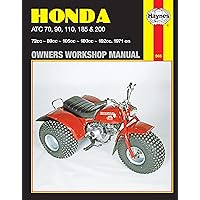Honda ATC 70, 90, 110, 185 & 200, 1971 on (Owners Workshop Manual) (Haynes Repair Manuals) Honda ATC 70, 90, 110, 185 & 200, 1971 on (Owners Workshop Manual) (Haynes Repair Manuals) Paperback