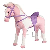 Rockin' Rider Cookie Stable Horse Ride On , Pink Large