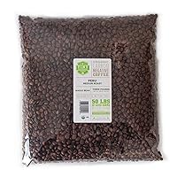 Peru, Medium Roast, Organic Coffee - Whole Bean Coffee - Fair Trade Certified & Carbon Negative - You Drink Coffee, We Plant Trees, 3 Pounds