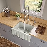 ALFI brand AB2418HS-B Kitchen Sink, 24