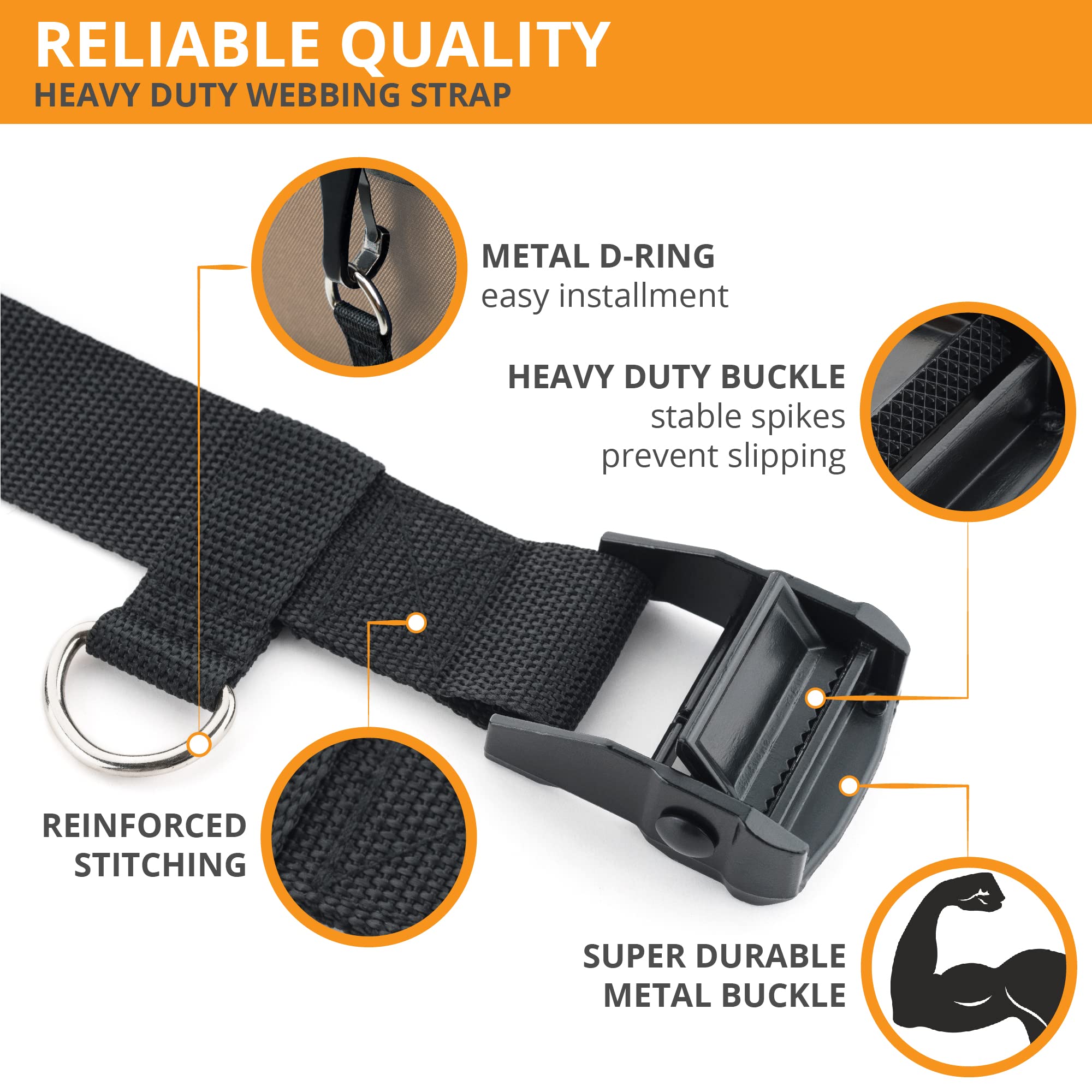 V VOLKGO Сar Sеat Travel Belt - Easy Carry & Saving Money - Car Seat Travel Strap to Convert Your Car Seat and Carry-on Luggage into an Airport Car Seat Stroller