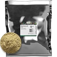 Rosemary Leaf Powder, Certified Organic, Kosher | 1 lb. Bulk Bag | Rosmarinus officinalis L.