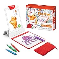 Creative Starter Kit for IPad - 3 Educational Learning Games - Creative Drawing & Problem Solving/ Early Physics - STEM Toy Gifts for Kid, Boy & Girl - Ages 5 6 7 8 9 10 (Osmo Base Included)