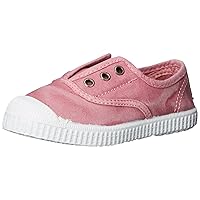 Cienta Kids Canvas Slip On Sneakers For Girls and Boys - Pink, 22 EU (6 M US Toddler)