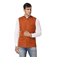 WINTAGE Men's Polyester Cotton Modi Nehru Jacket