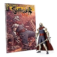 Teenage Mutant Ninja Turtles BST AXN Shredder in Hell 6-inch Action Figure & IDW Issue #1 Shredder in Hell Miniseries Comic