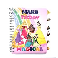 Disney Princess Journal Notebook - Spiral Bound - 144 Pages - 8 x 7 inches