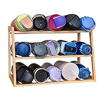 3-Tier Bamboo Water Bottle Organizer for Cabinet or Pantry KCH-09857 Natural