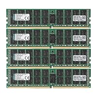 Kingston Technology 64GB RAM Kit (4x16GB) 2133MHz DDR4 ECC Reg CL15 DIMM DR x 4 with TS Server Memory (KVR21R15D4K4/64)