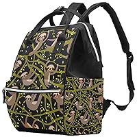 Sloth Animal Diaper Bag Travel Mom Bags Nappy Backpack Large Capacity for Baby Care