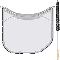 ADQ566564 Lint Filter Replacement for LG and Kenmore Dryers, Upgraded Dryer Lint Trap (Bottom with Notches), Ultra Durable Lint Screen with Dryer Vent Cleaner Brush