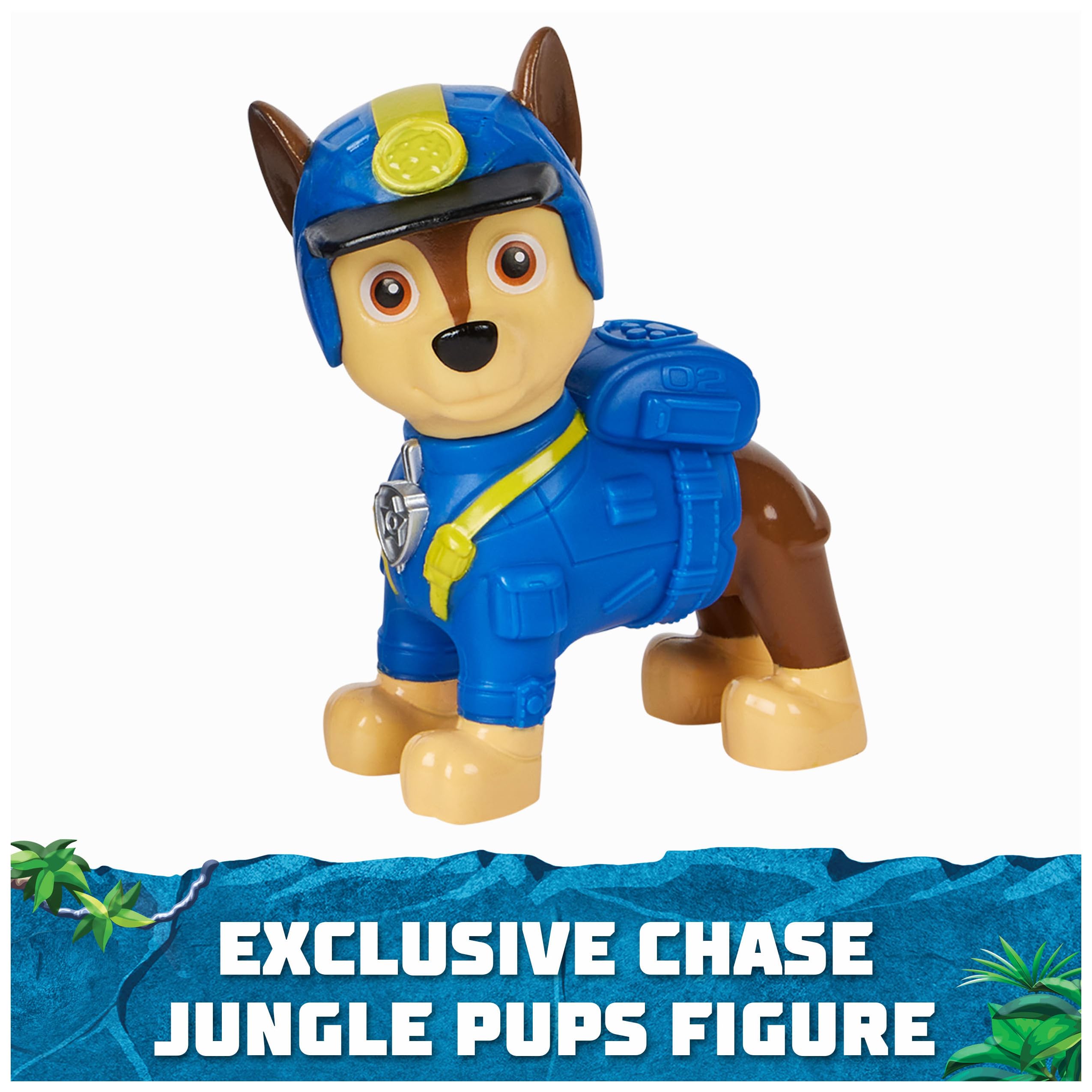 Paw Patrol Jungle Pups, Chase Tiger Vehicle, Toy Truck with Collectible Action Figure, Kids Toys for Boys & Girls Ages 3 and Up