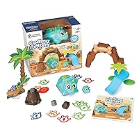Learning Resources Coding Critters Rumble & Bumble - 23 Pieces, Ages 4+, Educational Learning Games, Screen-Free Early Coding Toy For Kids, Interactive STEM Coding Pet
