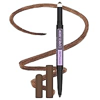 Maybelline Express Brow 2-In-1 Pencil and Powder Eyebrow Makeup, Medium Brown, 1 Count