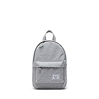 Herschel Classic Mini Backpack, Light Grey Crosshatch, One Size