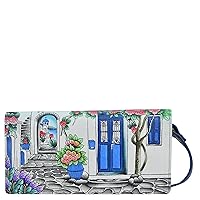 Anna by Anuschka Women's Hand-Painted Genuine Leather Wallet On A String