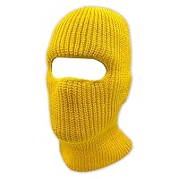 Double Layered Knitted One Hole Ski Mask - Assorted Colors Tactical Paintball Running