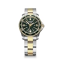 Victorinox Maverick Small Women's Watch Analogue Quartz Watch Waterproof to 100 m Case Diameter 34 mm Strap 18 mm