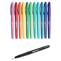 Lelix Felt Tip Pens, 30 Black Pens, 0.7mm Medium Point Felt Pens, Felt Tip  Markers Pens for Journaling, Writing, Note Taking, Planner, Perfect for Art