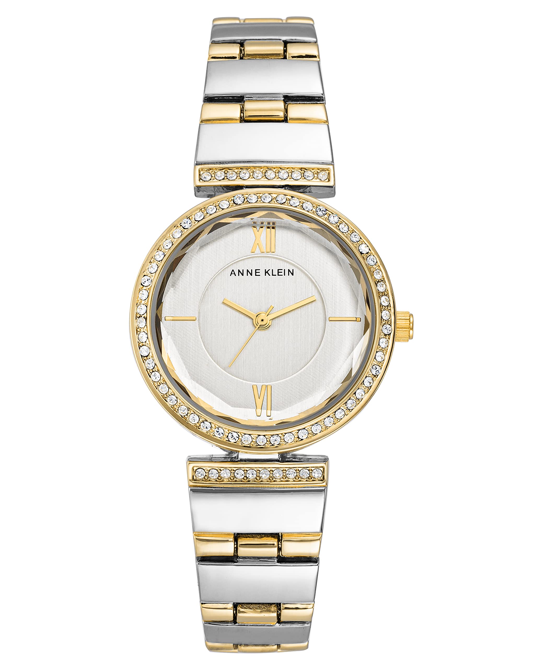 Anne Klein Women's Premium Crystal Accented Bracelet Watch