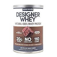 Designer Whey Protein Powder, Gourmet Chocolate, 12 Ounce, Non GMO, Made in the USA