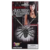 Black Widow Spider Necklace