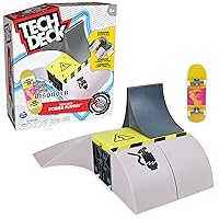 Tech Deck, Power Flippin, X-Connect Park Creator, Customizable and Buildable Ramp Set with Exclusive Fingerboard, Kids Toys for Boys and Girls Ages 6 and up