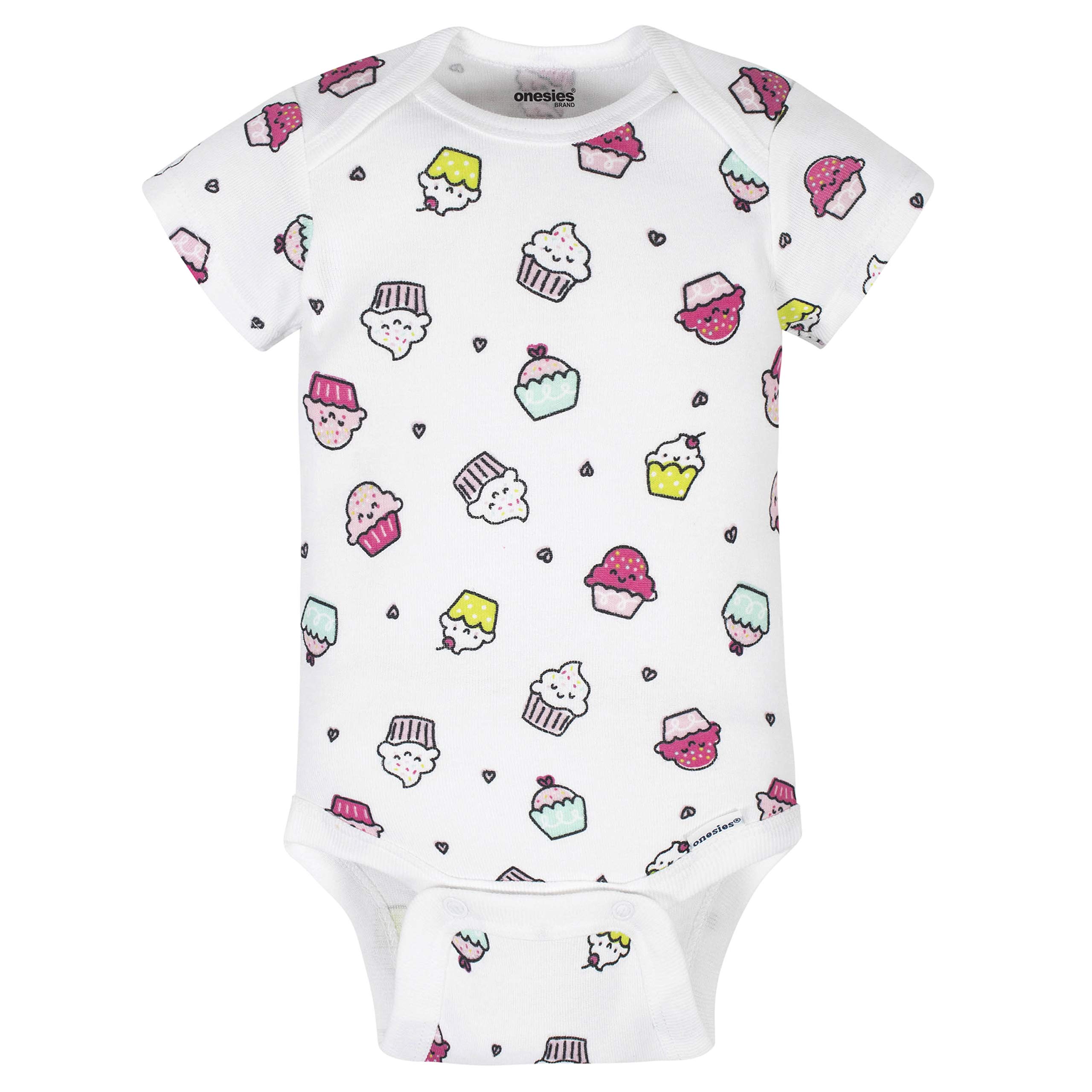 Onesies Brand baby-girls 8-pack Short Sleeve Mix & Match Bodysuits