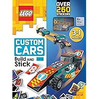 LEGO® Books. Build and Stick: Custom Cars: Activity Book with 250+ Stickers, Exclusive Models, and Awesome Activities to Inspire Imagination and Creativity!