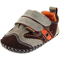 pediped Originals Jax Sneaker (Infant),Taupe,Extra Small (0-6 Months)