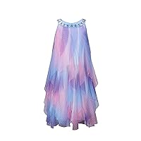 Girls Floral Party Dress Sleeveless