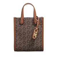 MIchael Michael Kors Women's Gigi-Xs Ns Shopper Tote Crossbody Hadnbag Brown Luggage