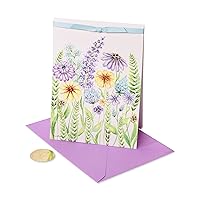 Papyrus Blank Card - Designed by Bella Pilar (Wildflowers)