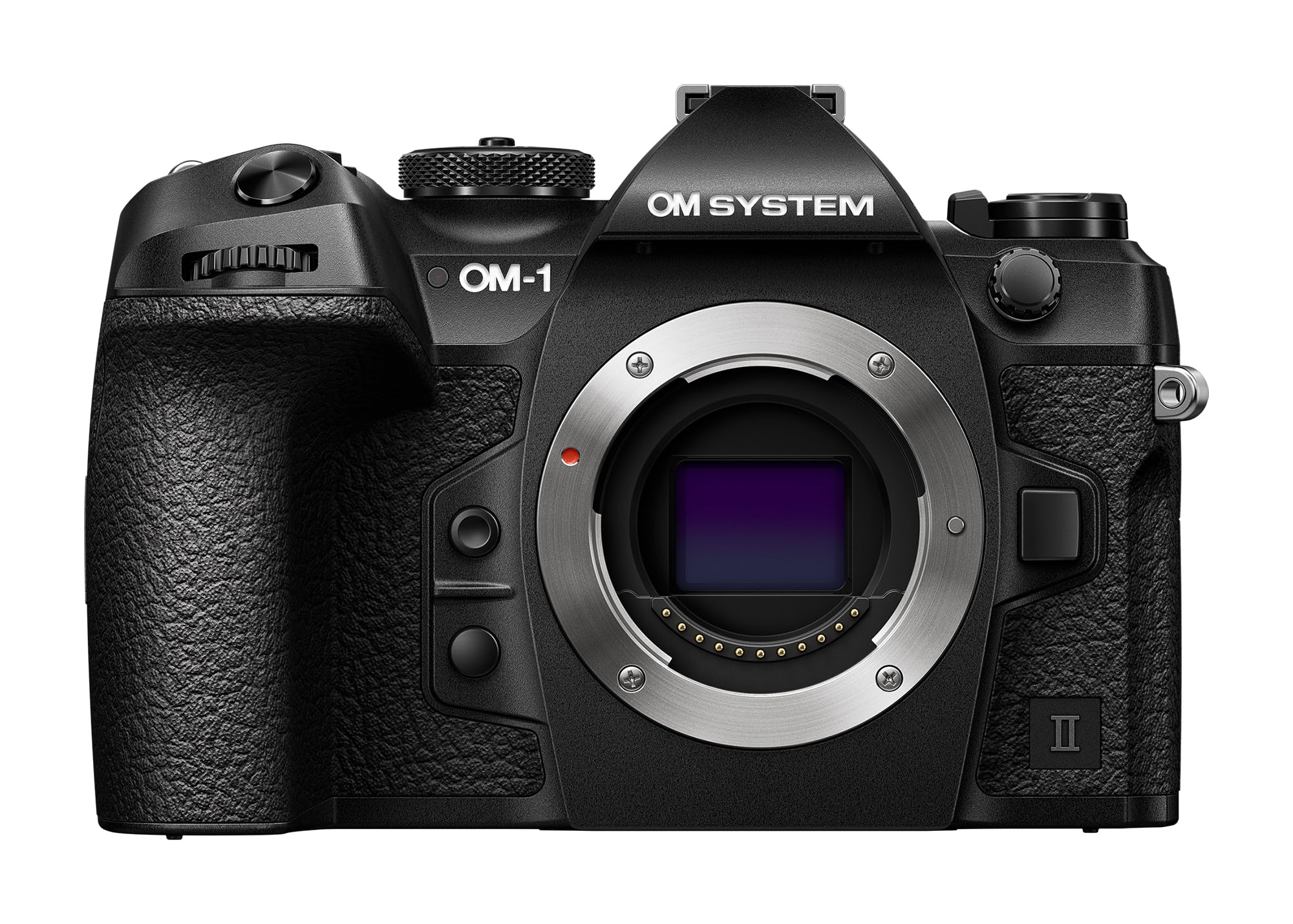 OM SYSTEM Olympus OM-1 Mark II Micro Four Thirds System Camera 20MP BSI Stacked Sensor Weather Sealed Design 5-Axis Image Stabilization 120fps sequential Shooting, Black