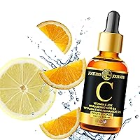 Vitamin C Facial Serum - 1 oz Hyaluronic Acid, Radiant Glow, Anti-Wrinkle, Fine Line Minimizer, Anti-Aging, Acne Control, Skin Tone Corrector, Hydration Boost