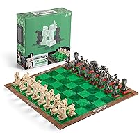 USAOPOLY Super Mario Chess Set | 32 Custom Scuplt Chesspiece for 2 players  Including Iconic Characters Like Mario, Luigi, Peach, Toad, Bowser | Themed