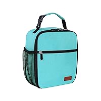 Femuar Lunch Box for Men Women Adults Small Lunch Bag for Office Work Picnic - Reusable Portable Lunchbox, Light Blue