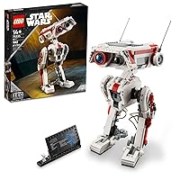 Star Wars BD-1 75335 Posable Droid Figure Model Building Kit, Room Decoration, Memorabilia Gift Idea for Teenagers from The Jedi: Survivor Video Game