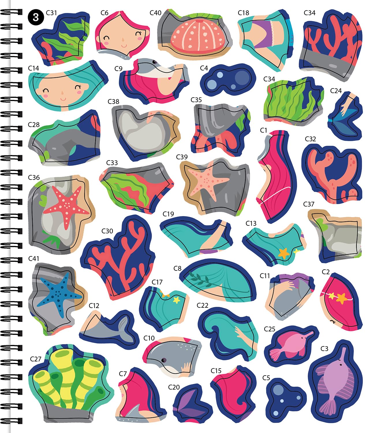 Brain Games - Sticker by Number: Magical Ocean