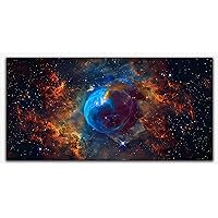 Space Wall Decor Aesthetic - Nebula Space Poster for Room | Bedroom Accessories Minimalist Decor | Great Gift for Science Student & Teacher Astronomical Decoration Stuff for Home Office Wall Decor (8 x 16)